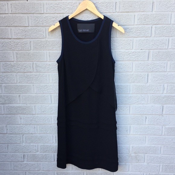 Yigal Azrouel Sleeveless Crepe Black Dress - Picture 2 of 8